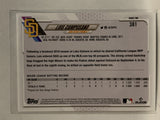 #381 Luis Campusano Rookie San Diego Padres 2021 Topps Series 2 Baseball Card