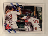 #401 Team Card Boston Red Sox 2021 Topps Series 2 Baseball Card