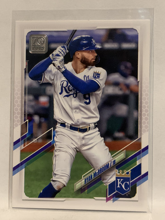 #606 Ryan McBroom Kansas City Royals 2021 Topps Series 2 Baseball Card