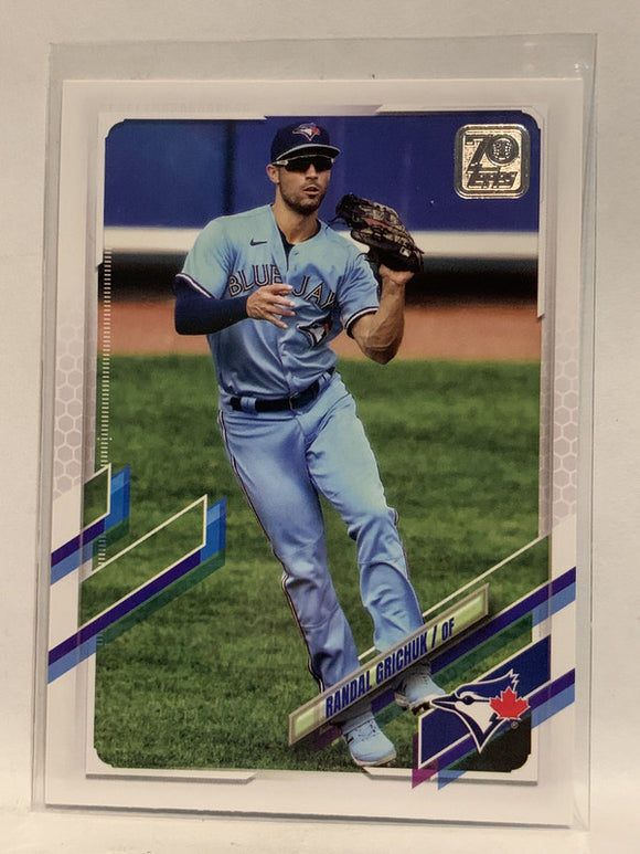 #352 Randal Grichuk Toronto Blue Jays 2021 Topps Series 2 Baseball Card