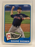 #T65-20 Shane Bieber Cleveland Indians 2021 Topps Series 2 Baseball Card