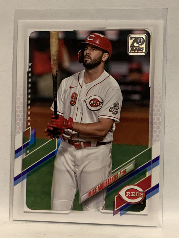 #368 Mike Moustakas Cincinnati Reds 2021 Topps Series 2 Baseball Card