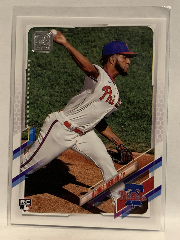 #510 Adonis Medina Rookie Philadelphia Phillies 2021 Topps Series 2 Baseball Card