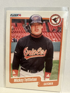 #190 Mickey Tettleton Baltimore Orioles 1990 Fleer Baseball Card