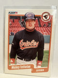 #190 Mickey Tettleton Baltimore Orioles 1990 Fleer Baseball Card