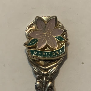 Winnipeg Manitoba Flower collectable Souvenir Spoon PY