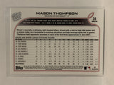 #38 Mason Thompson Rookie Washington Nationals 2022 Topps Series 1 Baseball Card MLB