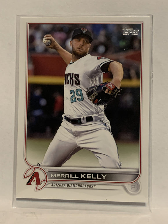 #74 Merrill Kelly Arizona Diamondbacks 2022 Topps Series 1 Baseball Card MLB