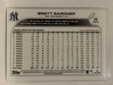 #49 Brett Gardner New York Yankees 2022 Topps Series 1 Baseball Card MLB