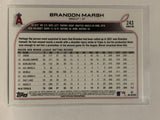 #243 Brandon Marsh Rookie Los Angeles Angels 2022 Topps Series 1 Baseball Card MLB