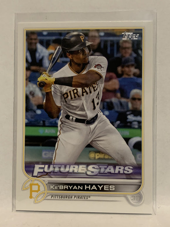 #56 Ke'Bryan Hayes Future Stars Pittsburgh Pirates 2022 Topps Series 1 Baseball Card MLB