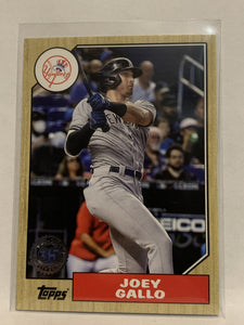 #T87-89 Joey Gallo New York Yankees 2022 Topps Series 1 Baseball Card MLB