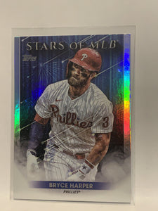 #SMLB-15 Bryce Harper Stars of MLB Philadelphia Phillies 2022 Topps Series 1 Baseball Card MLB