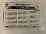 #119 Walk-Off Water New York Yankees 2022 Topps Series 1 Baseball Card MLB