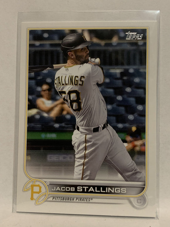 #286 Jacob Stallings Pittsburgh Pirates 2022 Topps Series 1 Baseball Card MLB