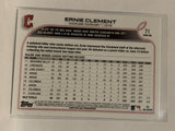 #71 Ernie Clement Rookie Cleveland Guardians 2022 Topps Series 1 Baseball Card MLB