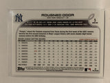 #5 Rougned Odor New York Yankees 2022 Topps Series 1 Baseball Card MLB