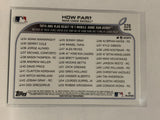 #320 How Far Tatis and Vlad React Blue  2022 Topps Series 1 Baseball Card MLB