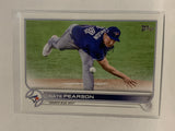 #289 Nate Pearson Toronto Blue Jays 2022 Topps Series 1 Baseball Card MLB