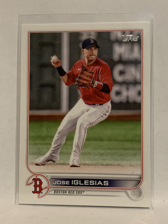 #15 Jose Iglesias Boston Red Sox 2022 Topps Series 1 Baseball Card MLB