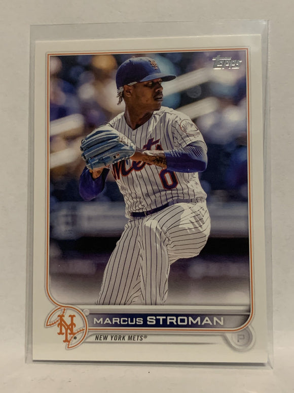 #259 Marcus Stroman New York Mets 2022 Topps Series 1 Baseball Card MLB