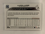 #99 Aaron Judge New York Yankees 2022 Topps Series 1 Baseball Card MLB