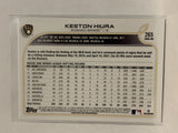 #265 Keston Hiura Milwaukee Brewers 2022 Topps Series 1 Baseball Card MLB