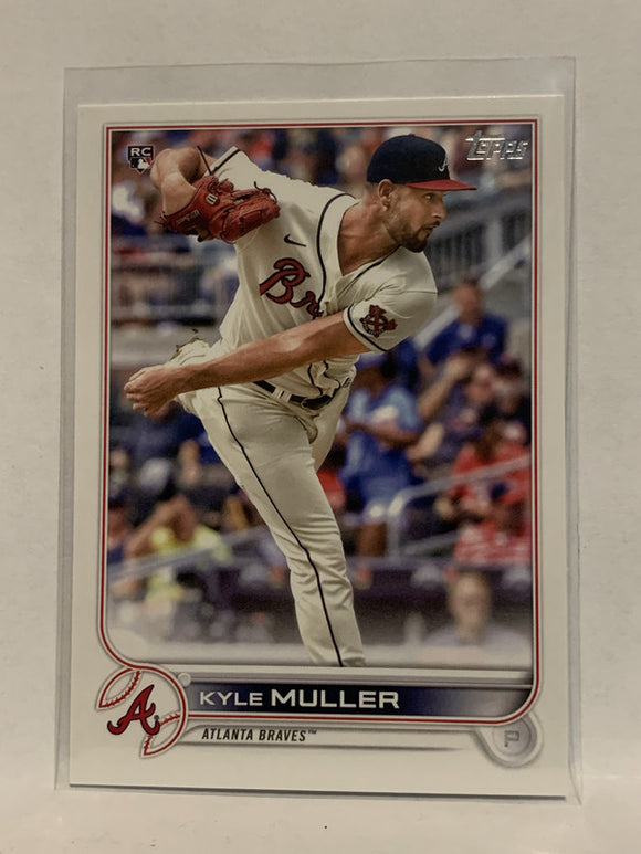 #30 Kyle Muller Rookie Atlanta Braves 2022 Topps Series 1 Baseball Card MLB