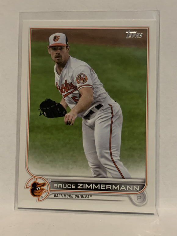 #157 Bruce Zimmerman Baltimore Orioles 2022 Topps Series 1 Baseball Card MLB