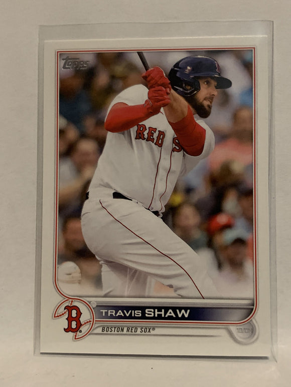 #88 Travis Shaw Boston Red Sox 2022 Topps Series 1 Baseball Card MLB