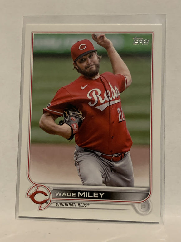 #203 Wade Miley Cincinnati Reds 2022 Topps Series 1 Baseball Card MLB