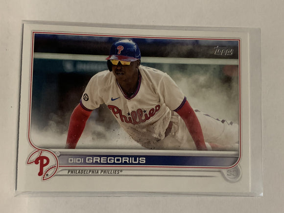 #44 Dibi Gregorius Philadelphia Phillies 2022 Topps Series 1 Baseball Card MLB