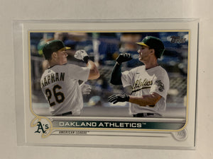 #210 Oakland Athletics Oakland Athletics 2022 Topps Series 1 Baseball Card MLB