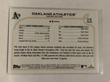 #210 Oakland Athletics Oakland Athletics 2022 Topps Series 1 Baseball Card MLB