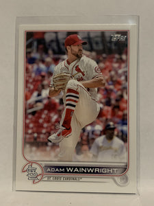 #34 Adam Wainwright St Louis Cardinals 2022 Topps Series 1 Baseball Card MLB