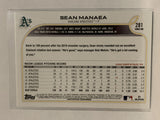 #281 Sean Manaca Oakland Athletics 2022 Topps Series 1 Baseball Card MLB