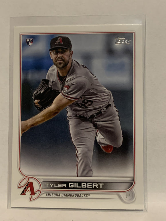 #130 Tyler Gilbert Rookie Arizona Diamondbacks 2022 Topps Series 1 Baseball Card MLB