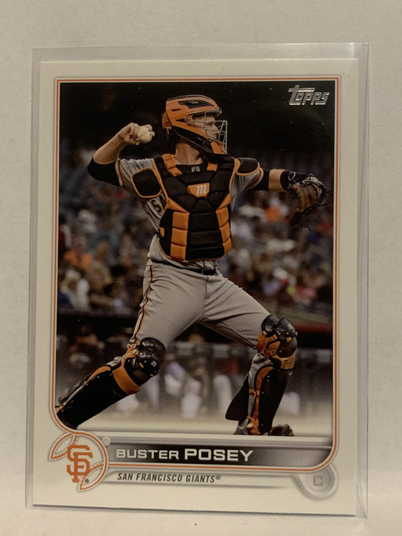 #209 Buster Posey San Francisco Giants 2022 Topps Series 1 Baseball Card MLB