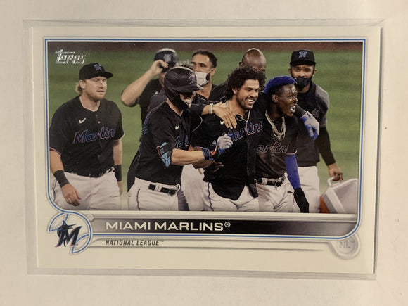 #326 Loan Depot Park Miami Marlins 2022 Topps Series 1 Baseball Card MLB