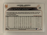 #330 Jacob Degrom New York Mets 2022 Topps Series 1 Baseball Card MLB