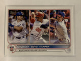 #59 Turner Soto Harper Batting Average Leaders 2022 Topps Series 1 Baseball Card MLB