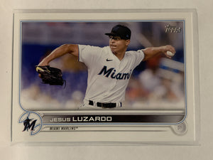 #11 Jesus Luzardo Miami Marlins 2022 Topps Series 1 Baseball Card MLB