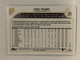 #184 Hay Park Rookie Pittsburgh Pirates 2022 Topps Series 1 Baseball Card MLB