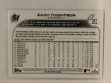 #227 Zach Thompson Rookie Miami Marlins 2022 Topps Series 1 Baseball Card MLB