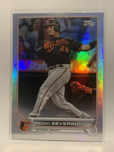 #72 Pedro Severino Rainbow Baltimore Orioles 2022 Topps Series 1 Baseball Card MLB