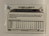 #53 Hanser Alberto Kansas City Royals 2022 Topps Series 1 Baseball Card MLB