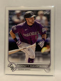 #234 Garrett Hampson Colorado Rockies 2022 Topps Series 1 Baseball Card MLB