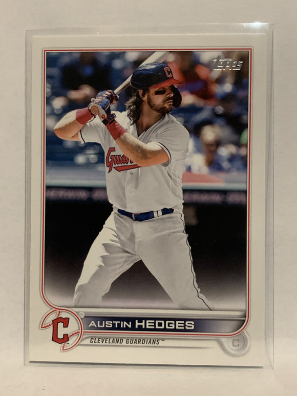 #65 Austin Hedges Cleveland Guardians 2022 Topps Series 1 Baseball Card MLB