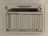 #205 Yadier Molina St Louis Cardinals 2022 Topps Series 1 Baseball Card MLB