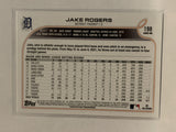 #198 Jake Rogers Detroit Tigers 2022 Topps Series 1 Baseball Card MLB